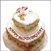 Beautiful Heart Cake - 3kgs - Click here to View more details about this Product
